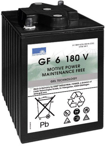 Batterie à décharge lente sans entretien Sonnenschein GF06180-V GEL, 6V 180Ah