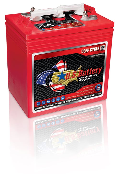 Batterie Monobloc ACD US Battery US 125 XC2 Plomb-acide, 6V 198Ah