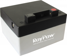 Batterie à décharge lente sans entretien RoyPow LiFePO4 S12-24 lithium, 12V 24Ah/C20